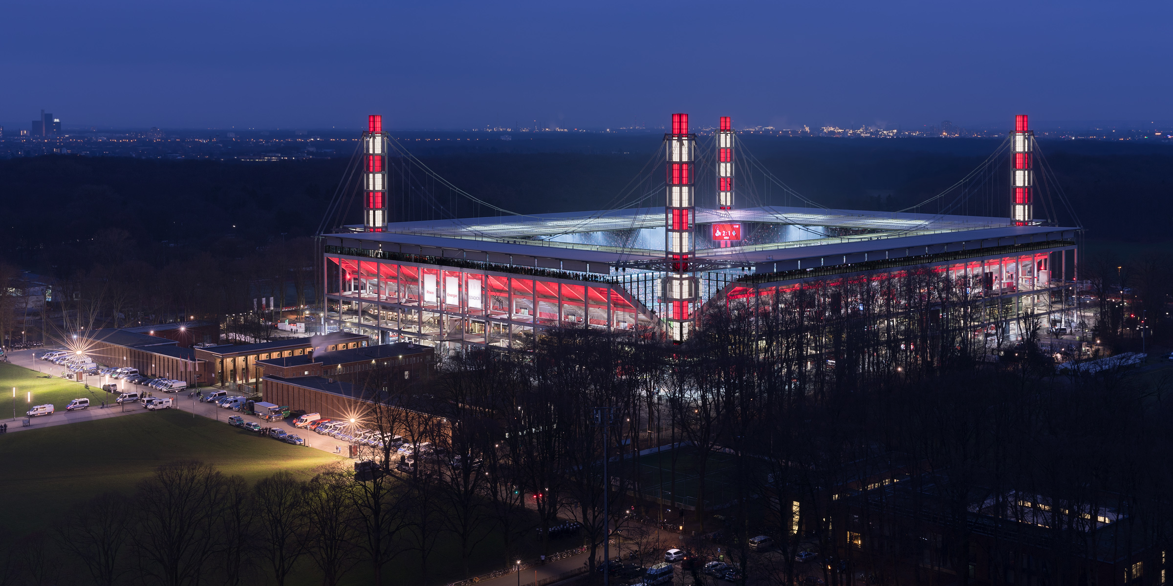 RheinEnergieStadion - 1. FC Köln – Rheinisches Derby 2018 I – Pano