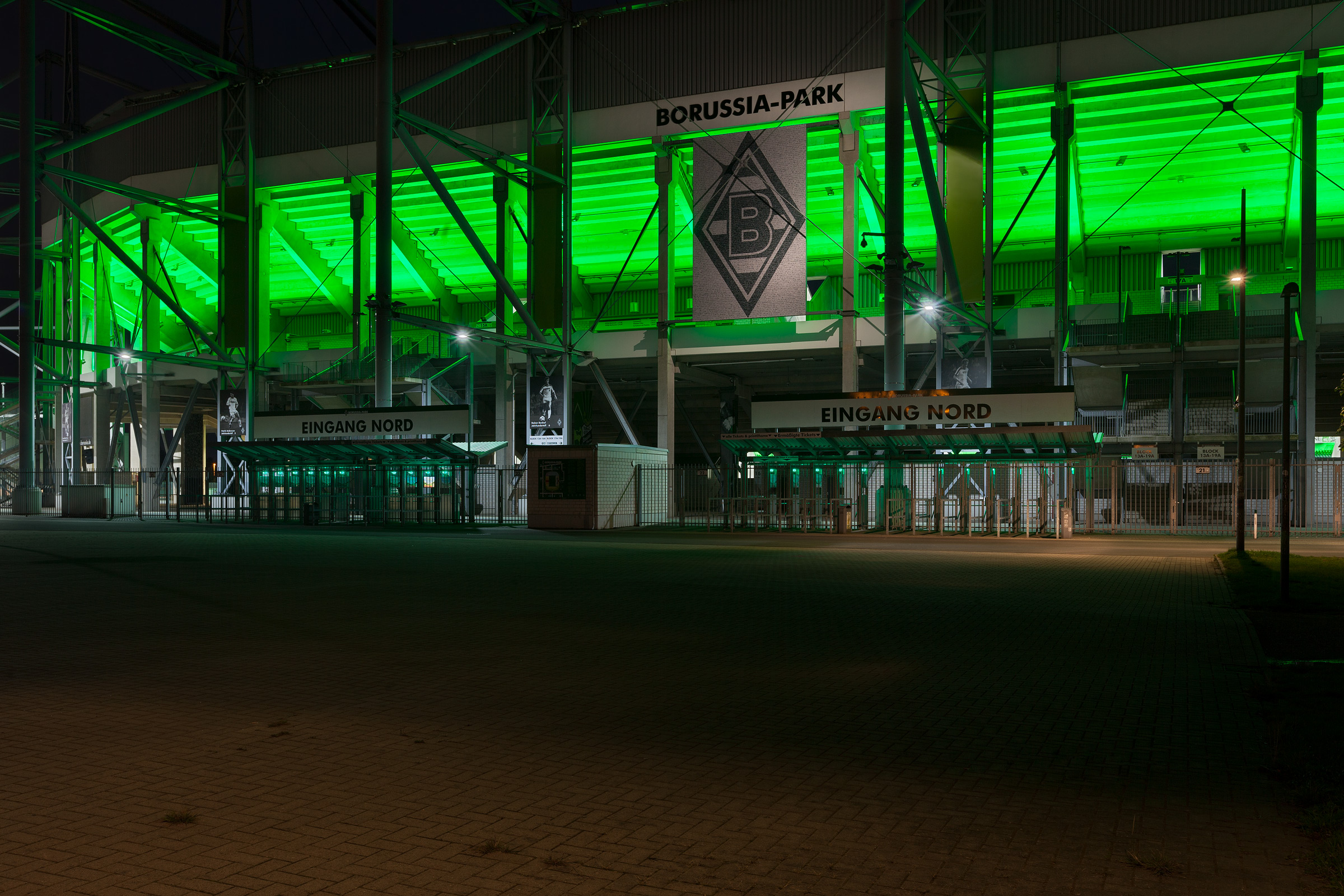 Borussia Park III – Borussia Mönchengladbach – Eingang Nord