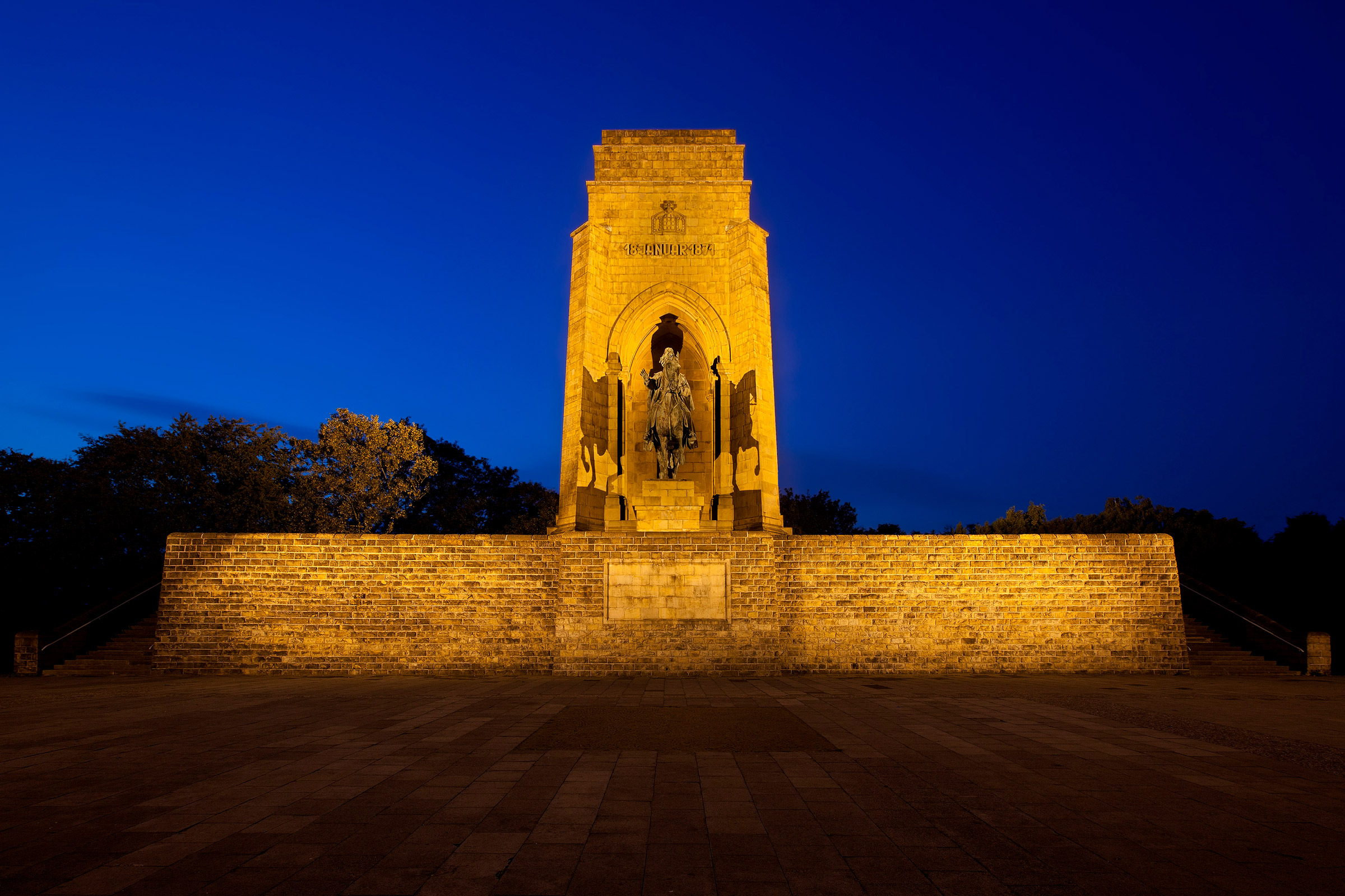 Kaiser Wilhelm Denkmal - Drei-Ansichten - Kaiser Wilhelm I.