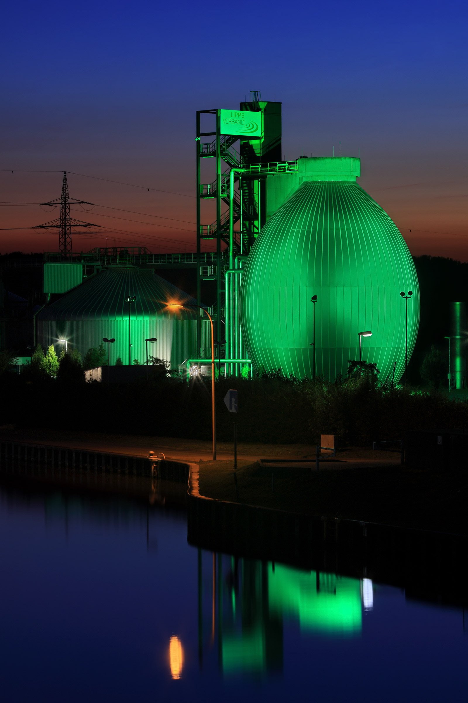 Kläranlage Hamm - Grüner Faulturm II