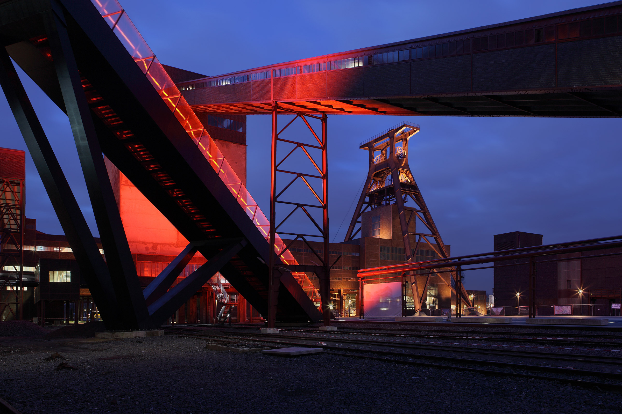 Weltkulturerbe Zeche Zollverein – Rückseite Schacht XII